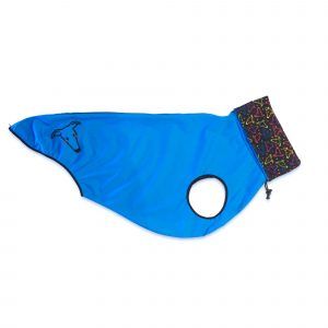 Impermeable softshell caralápiz azul