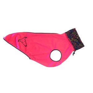 Impermeable softshell caralápiz rosa