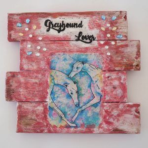 Cuadro Greyhound lover