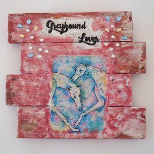 Cuadro Greyhound lover