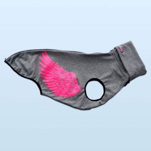 Sudadera alas de ángel rosas