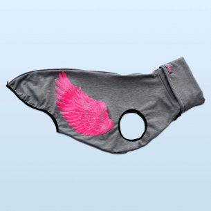 Sudadera alas de ángel rosas
