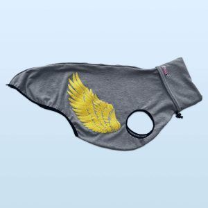 Sudadera alas de ángel amarilla