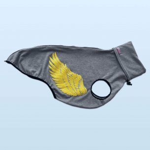 Sudadera alas de ángel amarilla
