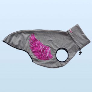 Sudadera alas de ángel fúcsia