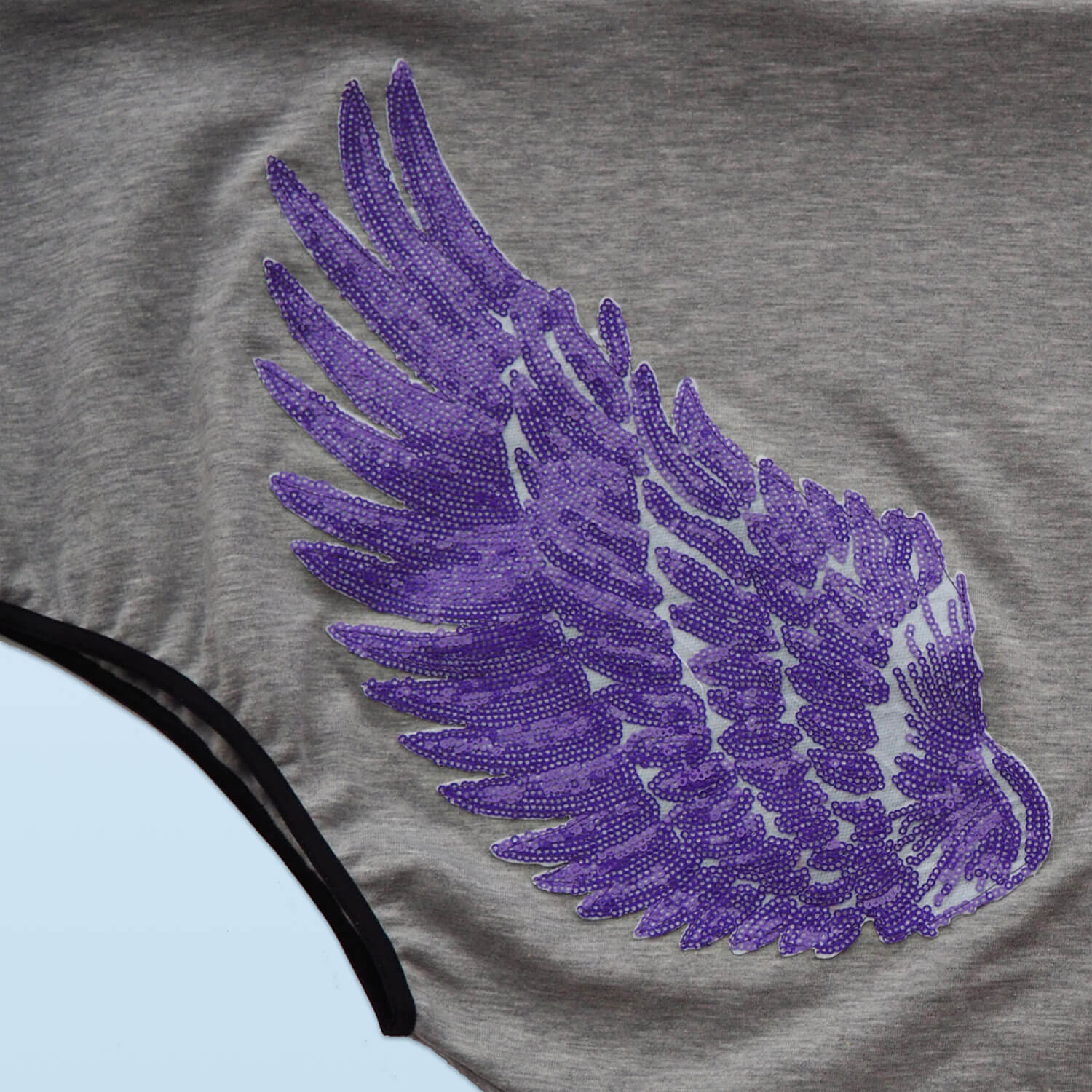 Sudadera alas de ángel lila