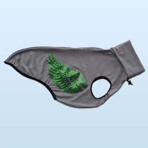 Sudadera alas de ángel verde