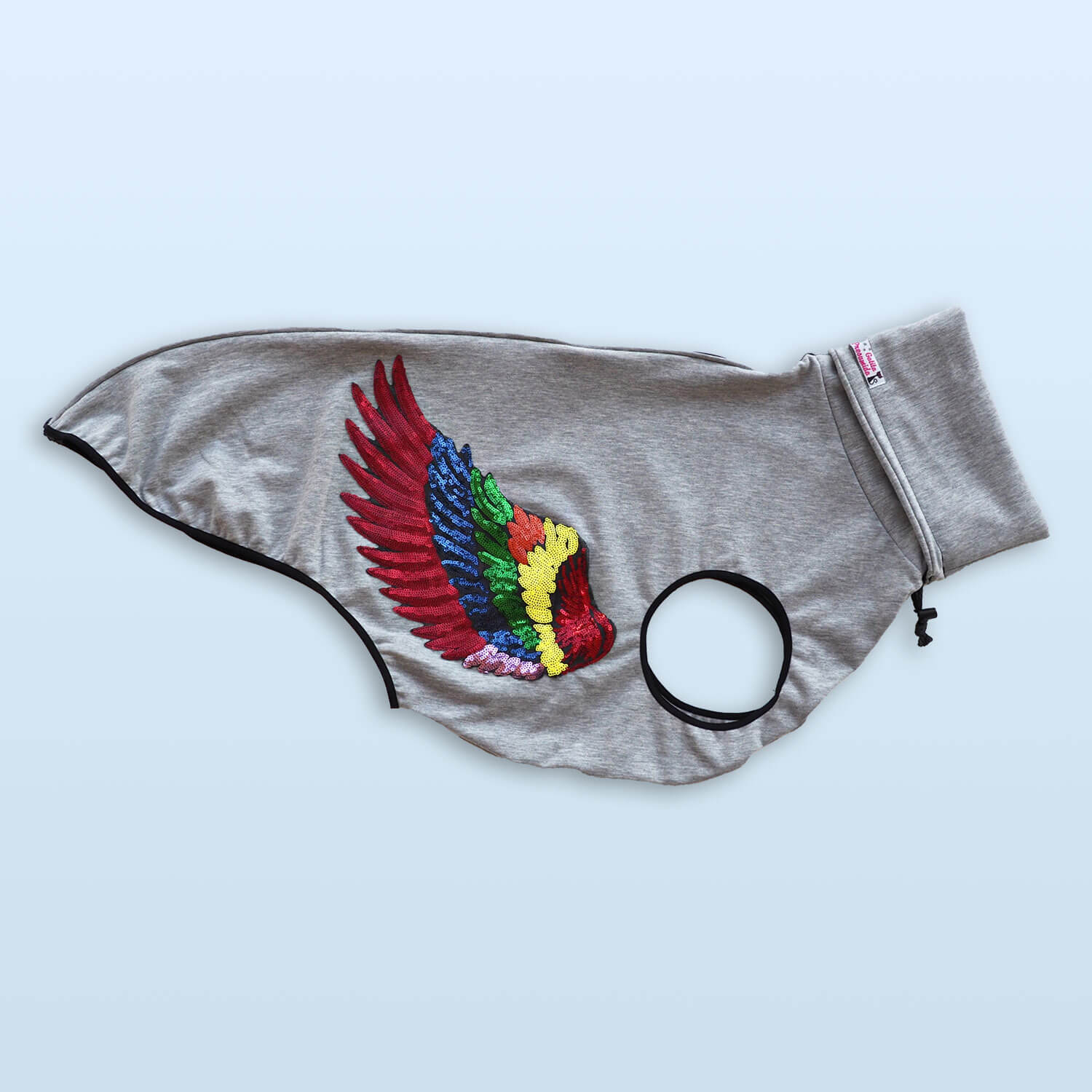 Sudadera alas de ángel arcoíris