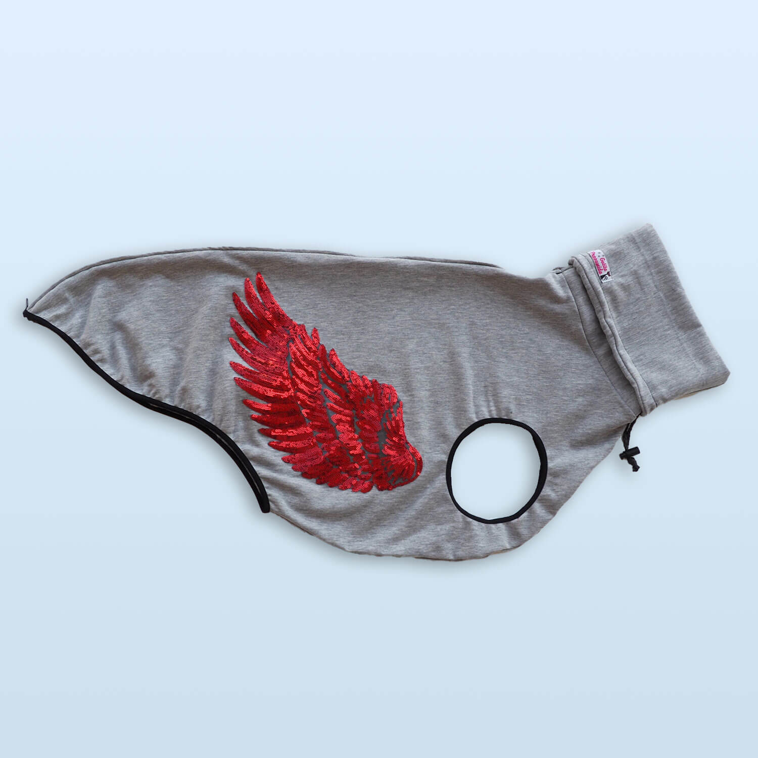 Sudadera alas de ángel rojo