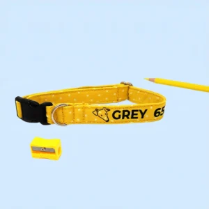 Collar Identificativo Personalizado Amarillo